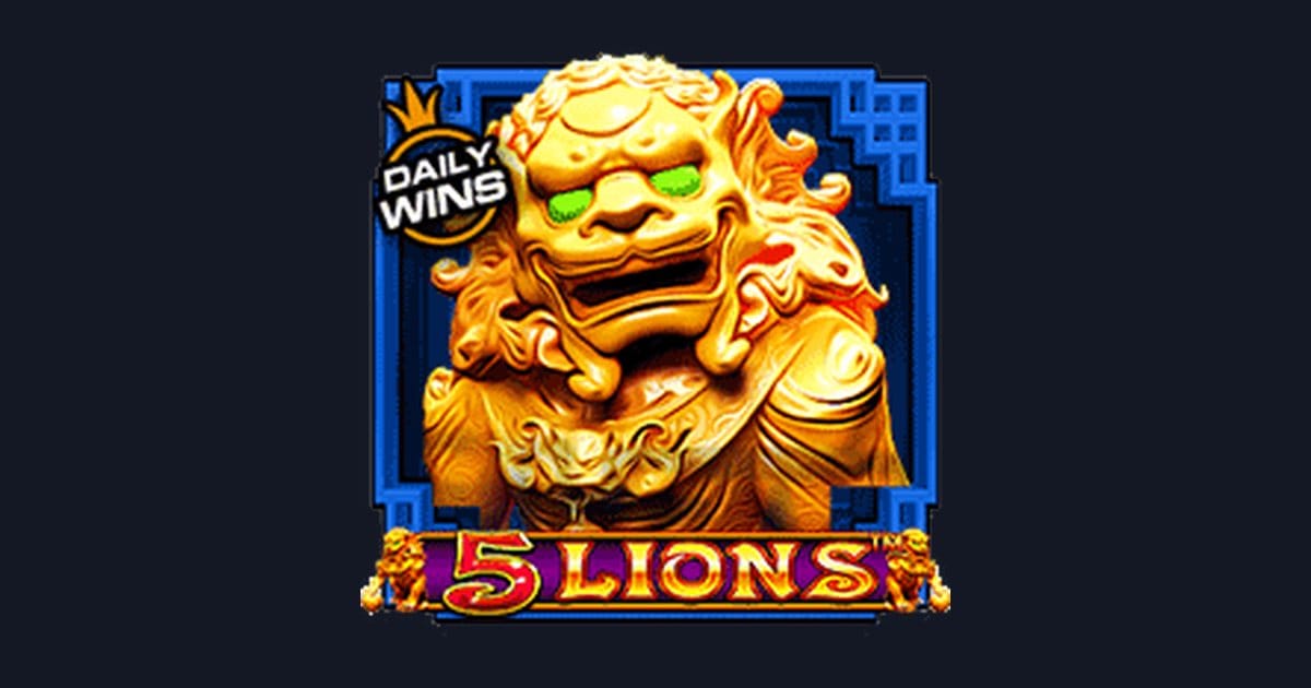 5 Lions: Slot Scatter Hitam, Slot Wild Besar & Spin Otomatis Seru